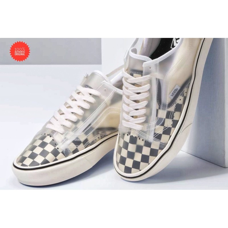 Vans ComfyCush Slip-Skool Checkerboard Black/White