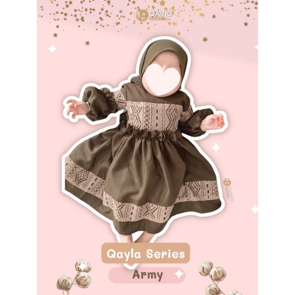 PELUNASAN MOM PUTRI (RIDHA) QAYLA SERIES ARMY 5Y &TERACOTTA 7Y