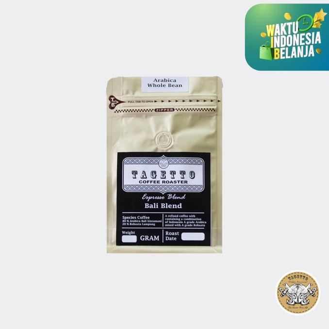 

Espresso Bali Blend 500Gr Tagetto Coffee Kopi 80% Arabica 20% Robusta - Biji Kopi New