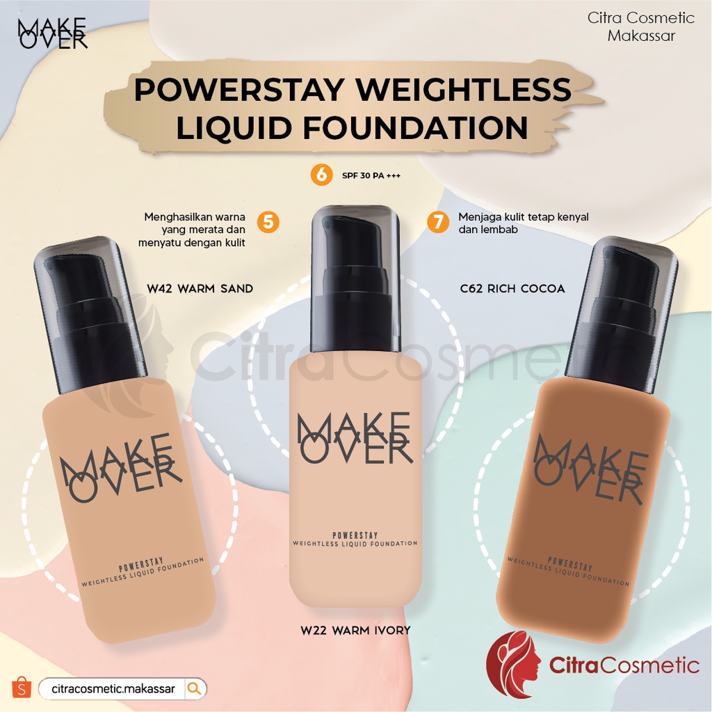 Make Over Powerstay Weightless Liquid Foundation 33Ml