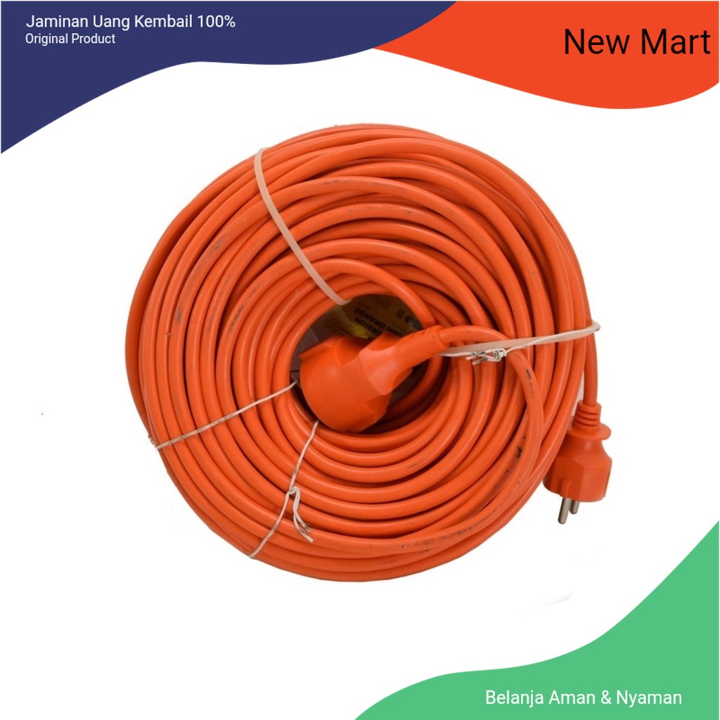 kabel ekstension/kabel listrik/kabel roll 20/30/50 meter