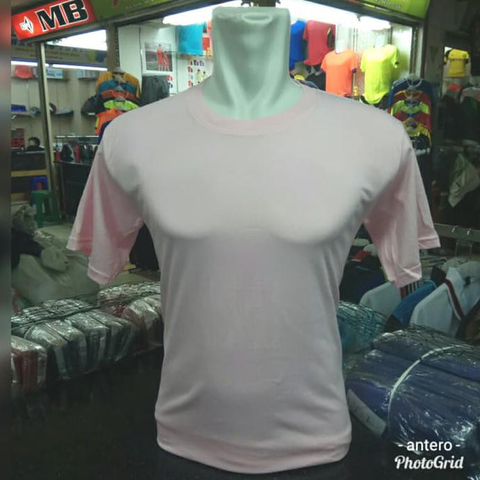 Super Kaos Oblong Polos Pink Baby - Pink Baby Sale