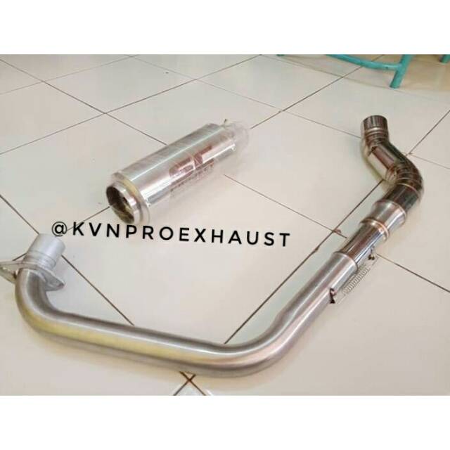 Knalpot SC Project for motor Tiger Megapro Verza byson