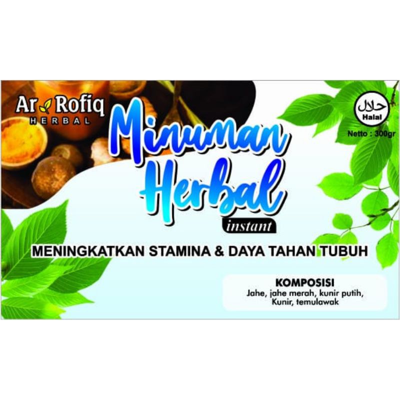 

Herbal Jakuntem (Jahe, Kunyit Putih, Temulawak) 300 Gram