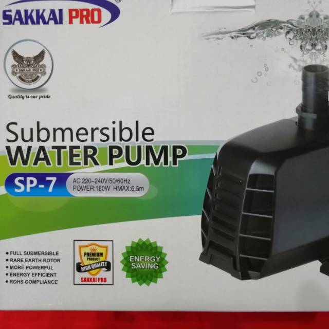 Pompa kolam air mancur energy saving SAKKAI PRO SP 7
