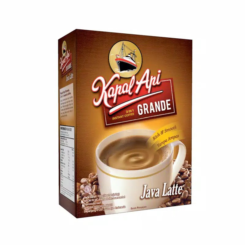 

Kapal Api Grande Java Latte Dus (Isi 5 Sachet Berat 20 Gram)