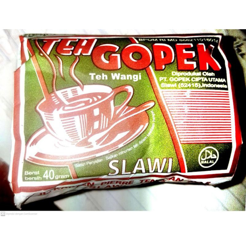 

Teh Gopek kepyur