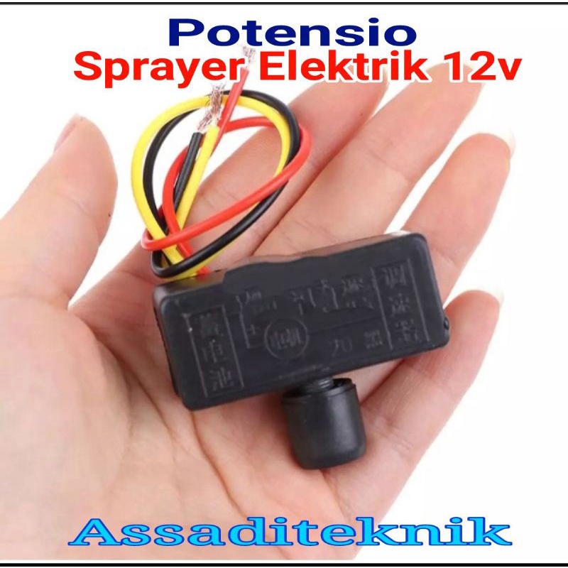 potensio 12v sprayer elektrik
