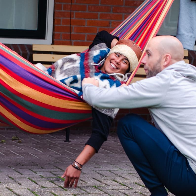 (JC) hammock  colorful//ayunan tempat tidur gantung//ayunan camping series