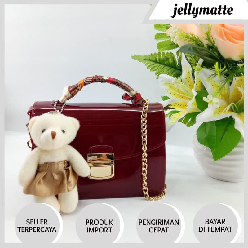 JELLY Tas Mini Selempang Jelly Korea Tas Import Murah 030