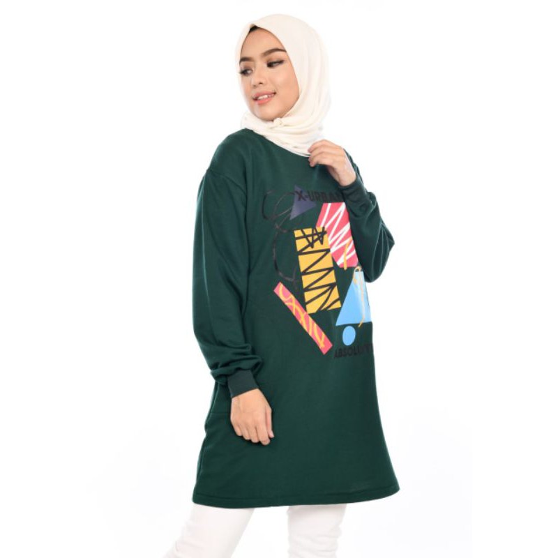 X-Urband Sweater Wanita Qila / Sweater Tunik Wanita A124