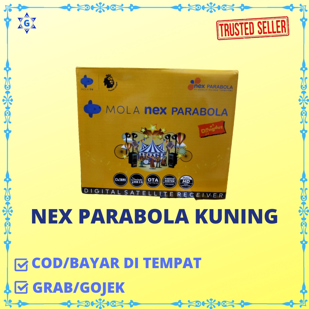 NEX PARABOLA RECEIVER NEX KUNING