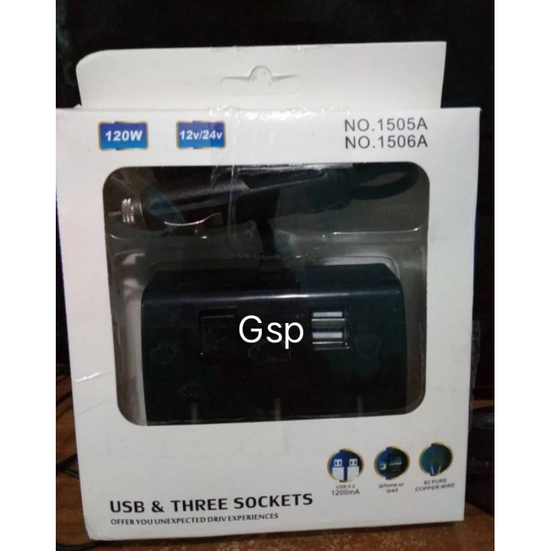 lighter mobil socket colokan usb