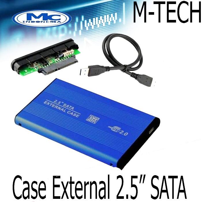 Hdd 2.5 inch Sata Casing External M-tech