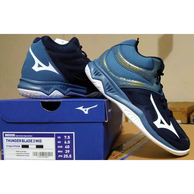Sepatu voli Mizuno thunder blade 2 mid