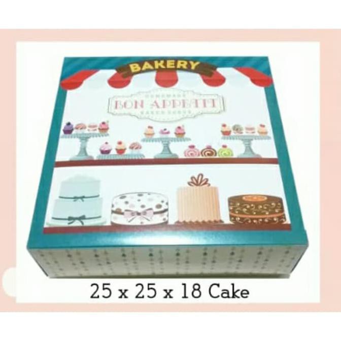 

Dus Kue Cantik 25X25X18 Satuan / Cake Box Tinggi / Ksi252518 >