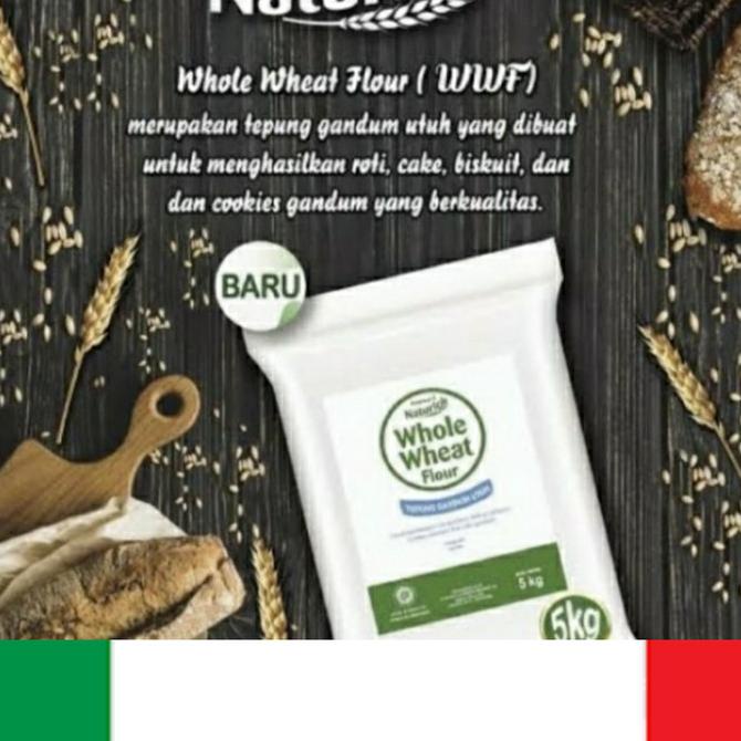 

TERMURAH tepung gandum utuh (whole wheat flour) 5 kg