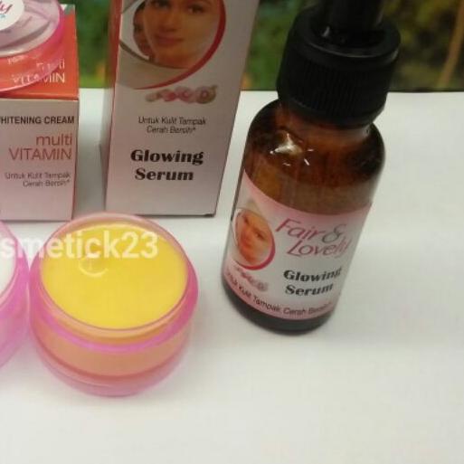 PAKET CREAM FAIR & LOVELY(CREAM SIANG+MALAM & SERUM)