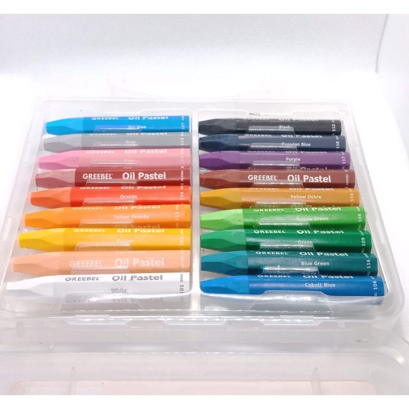 GREEBEL Crayon Krayon Kids Oil Pastel 18 Warna