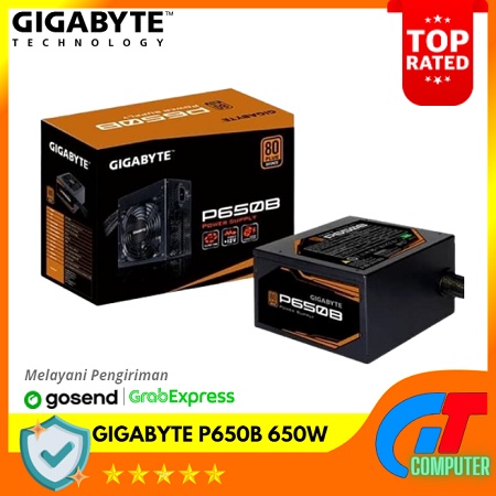 POWER SUPPLY GIGABYTE P650B 650W 80 PLUS Bronze ATX Power Supply 650 Watt 80+