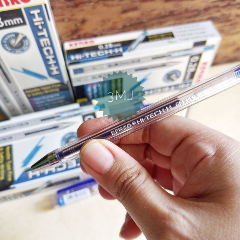 

kenko 0,28mm Hi-tech-H gel pen. tersedia warna biru . ecer