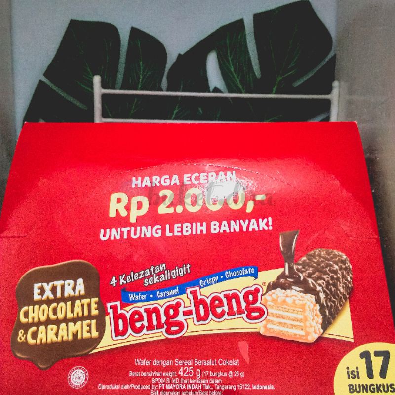 1 pack snack jajan camilan makanan ringan coklat manis beng-beng, Beng-Beng share it.