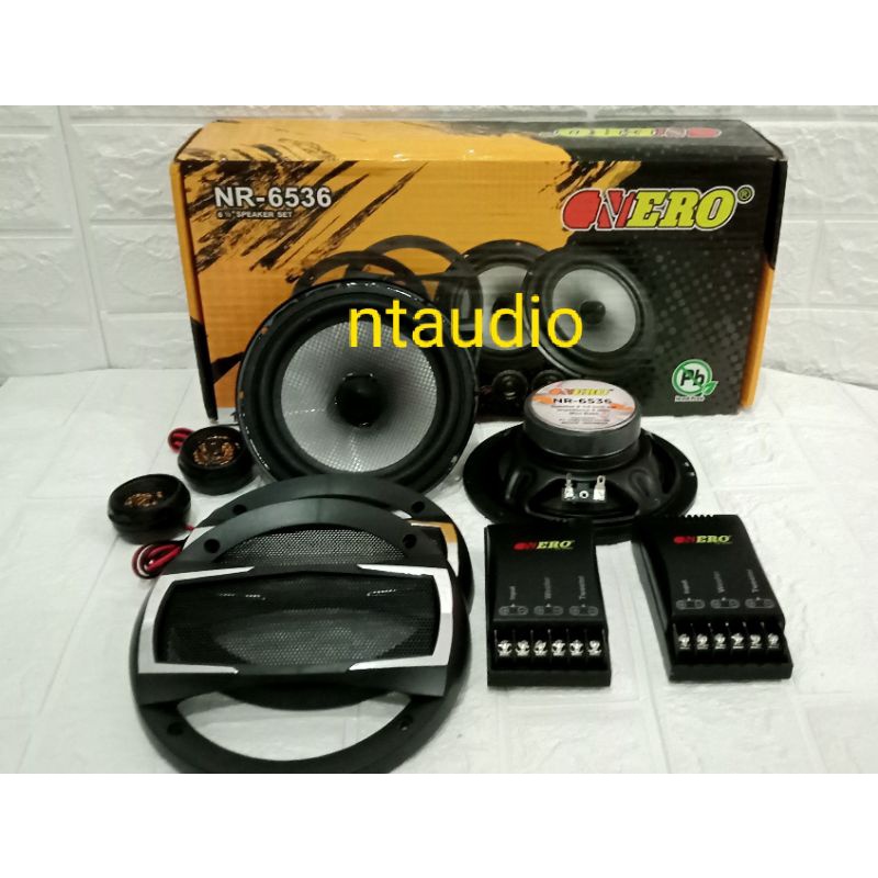 Speaker split NERO NR-6536 speaker set componen NERO 6,5" suara jernih