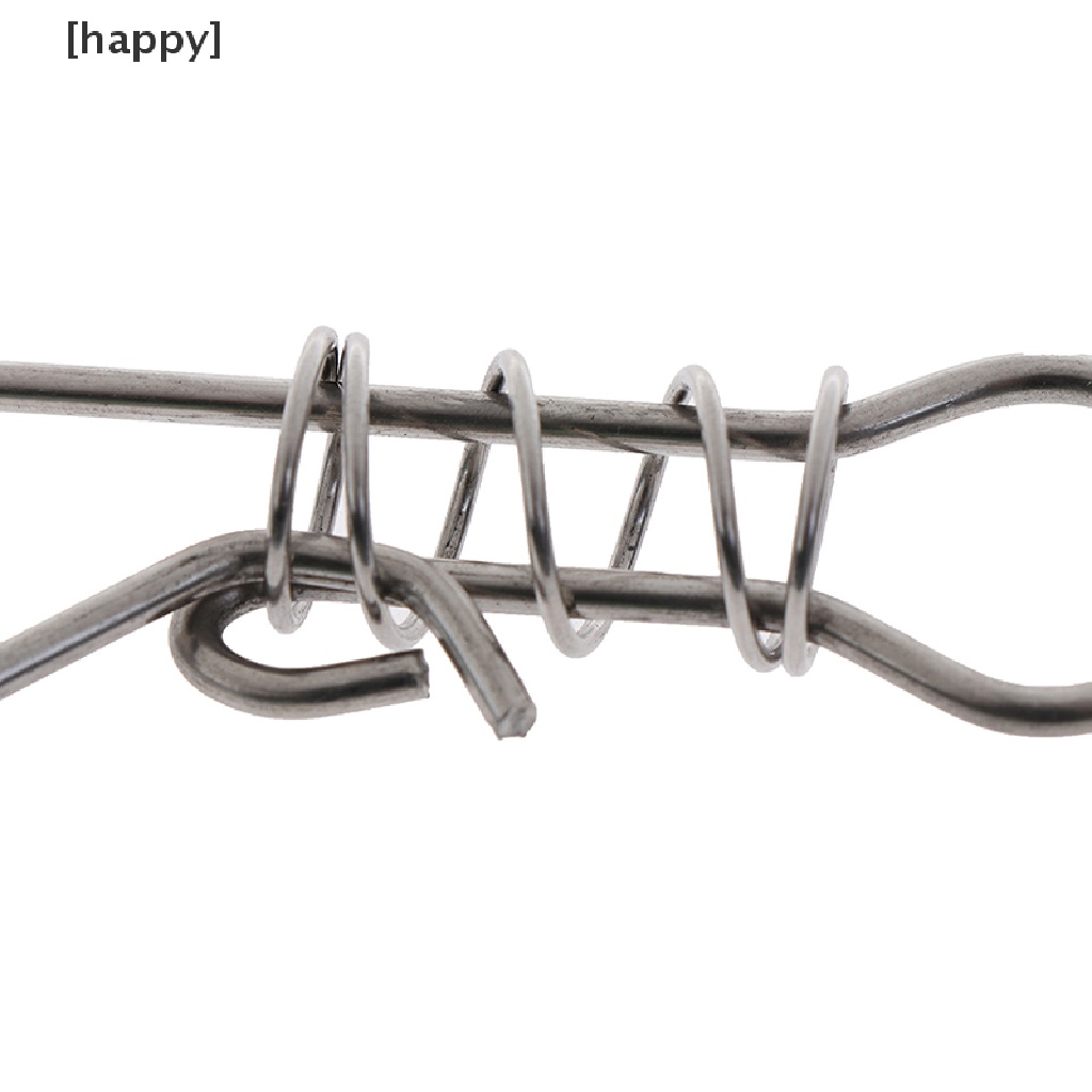 Sabuk Kunci Ikan Hidup Portabel Bahan Stainless Steel Ukuran 14 / 18cm