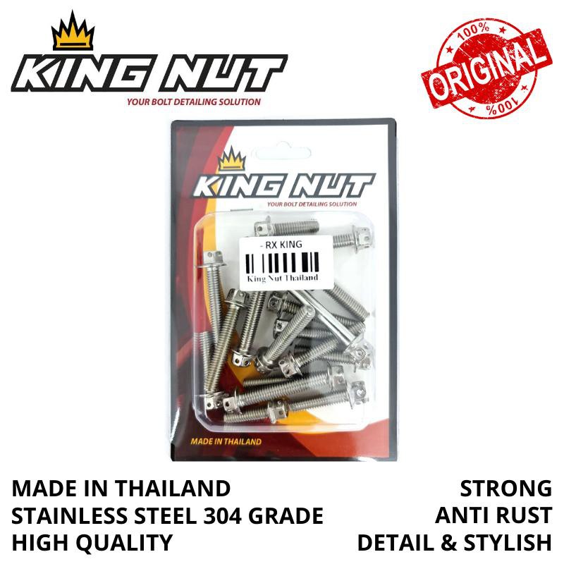 Set Baut Blok Kalter RX King Probolt Stainless King Nut Thailand-2