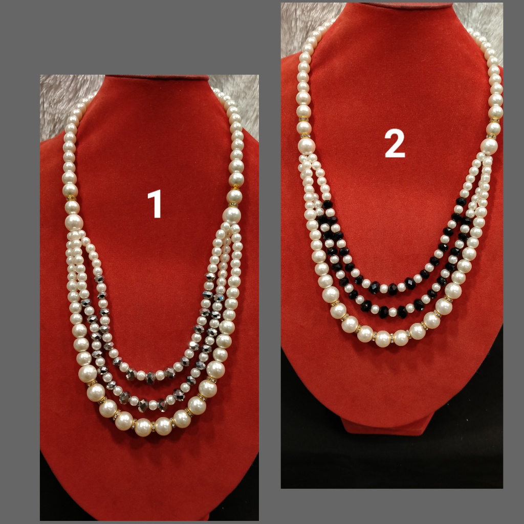 kalung mutiara / kalung mutiara wanita / kalung mutiara panjang / kalung mutiara handmade / kalung m