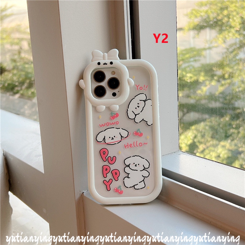 Case TPU Glossy Motif Kartun Anjing Untuk VIVO Y35 Y22 Y21 Y15S Y33s Y12 Y15A Y21A Y21T Y50 T1X Y01 Y21s Y33T Y21s Y15A Y21s Y12T Y15S Y12s Y11 Y17