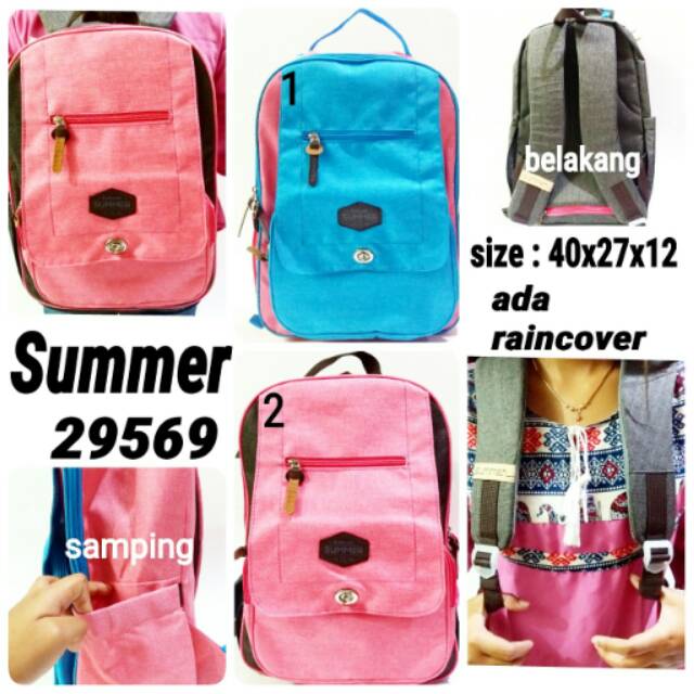 Tas ransel summer 29569 tas backpack sekolah murah terbaru