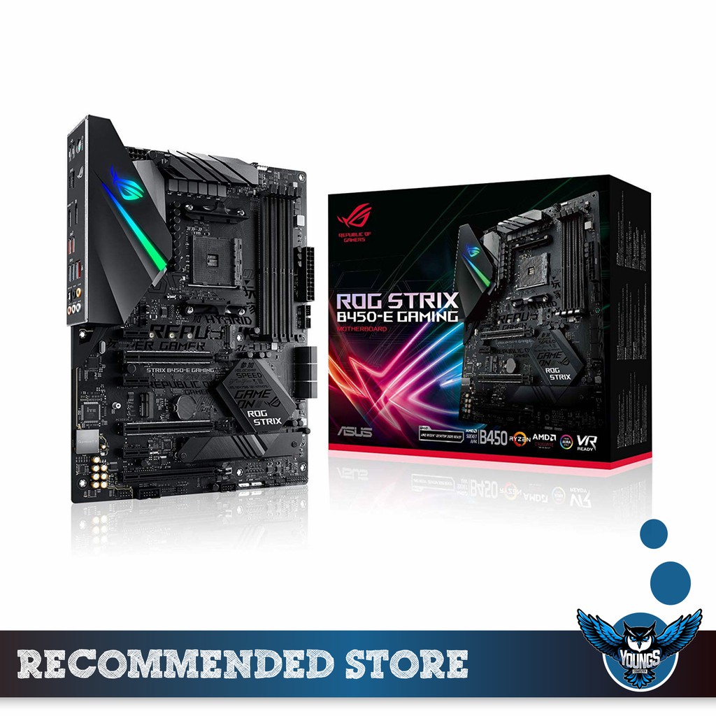 ASUS ROG STRIX B450-E GAMING AM4 DDR4 M.2 MOTHERBOARD AMD