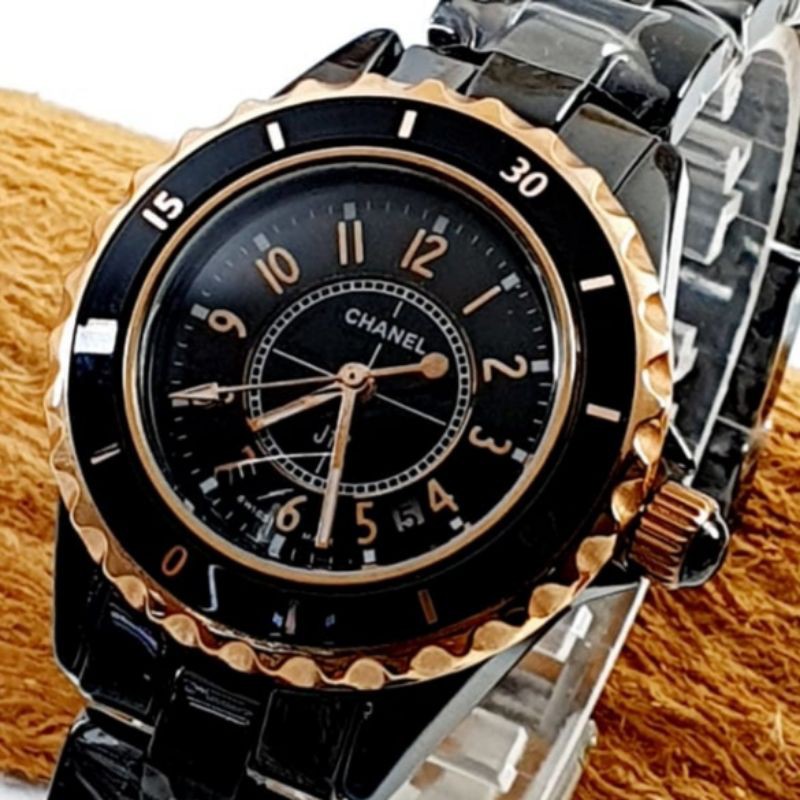 Jam Tangan Analog Wanita Chanel CH606 Grade Super Full Ceramics
