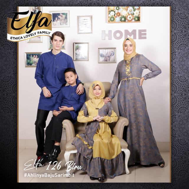 SARIMBIT ETHICA ELFA 126 BIRU (KAHFI 93, KAHFI KIDS 74, KAGUMI 134, KAGUMI KIDS 43)