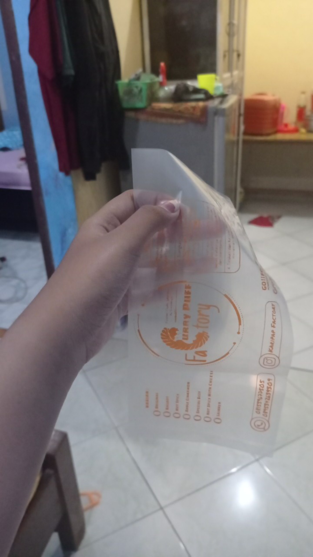 Sablon Plastik Bening Pp/pe Ukuran 18x35cm & Pp 18x30 Tebal 0.3