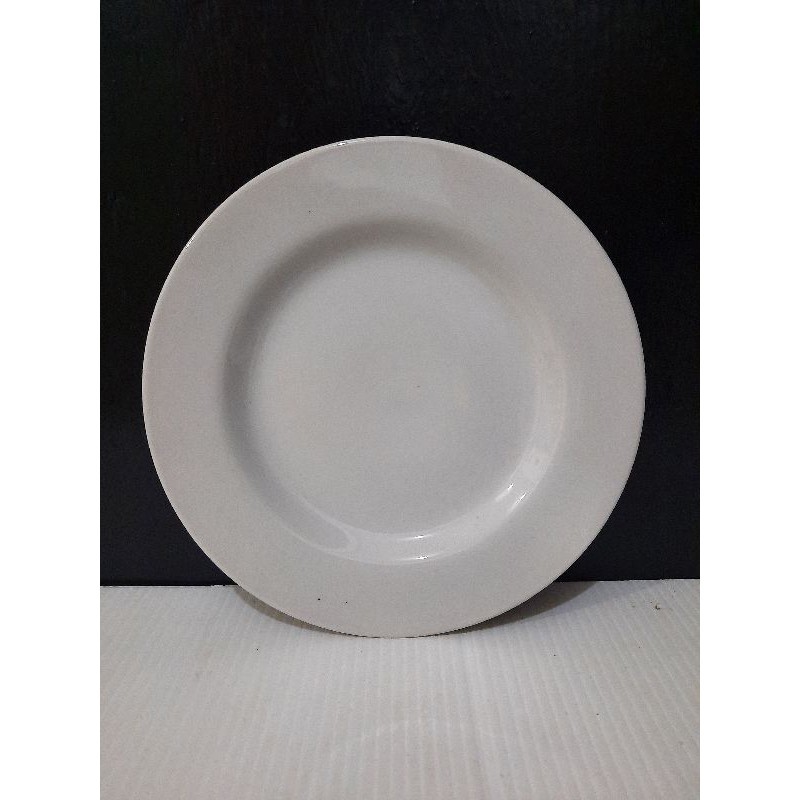 Pisin Piring Kecil Keramik Tempal Wadah Saos Sambal Bumbu Kecap Makan Kue Dessert Porcelain Porselen