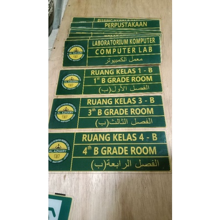 Jual Nama Ruang Kelas Nama Gedung SIGNED Bahan Akrilik Shopee Indonesia