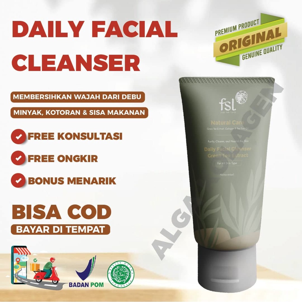 FSL Daily Facial Cleanser Pembersih Wajah | Sabun Wajah 100ml