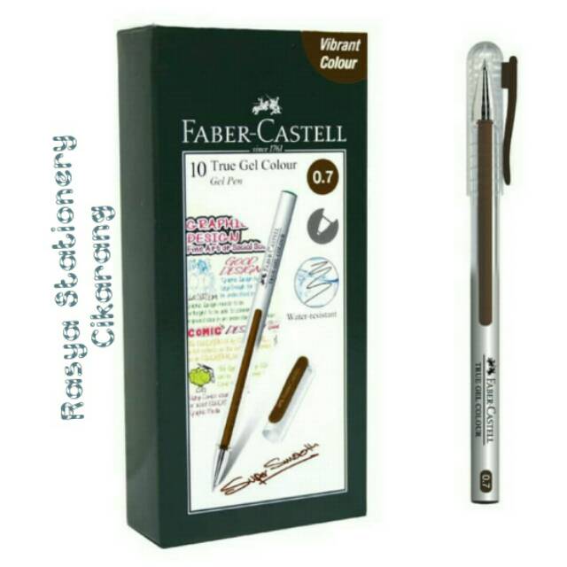 

Faber - Castell True Gell Pen 0.7 MM Dark Brown Ink
