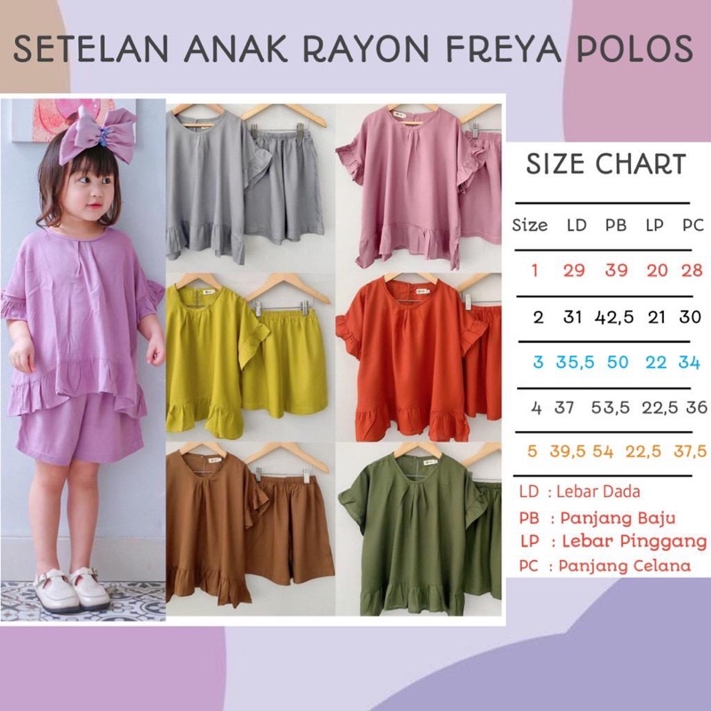 SET FREYA POLOS SMILE 1-5TH