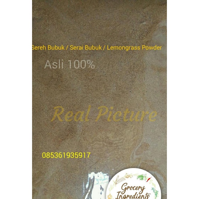 

Sereh Bubuk 250Gram / Serai Bubuk / Lemongrass Ground