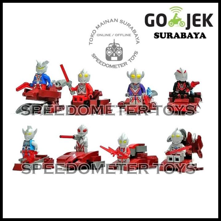 Blocks Murah (Lego) Ultraman Isi 8 | Mainan Edukasi Anak