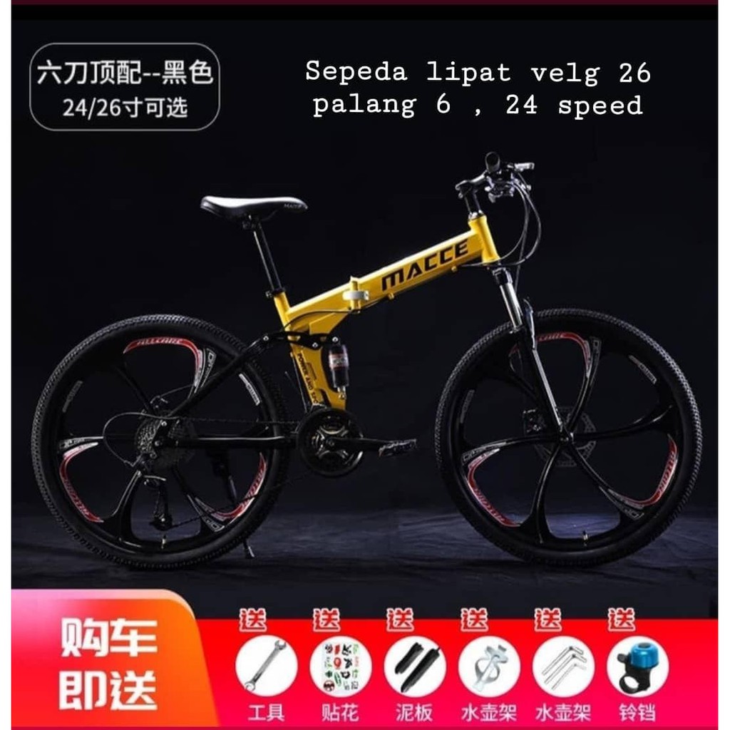 Ready stock ! Sepeda Lipat mountain Bike import Quality