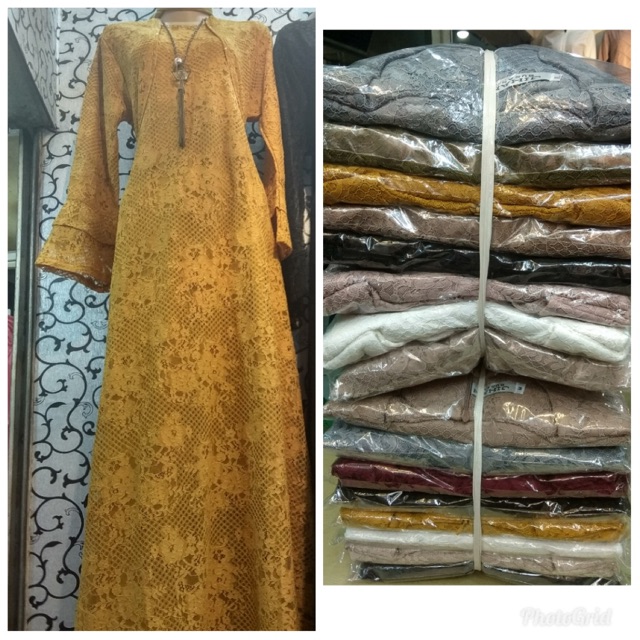 Baju Brukat / Baju Muslim Brukat / DressDress Muslim Brukat/Gamis Brukat/Gamis Muslim Brukat