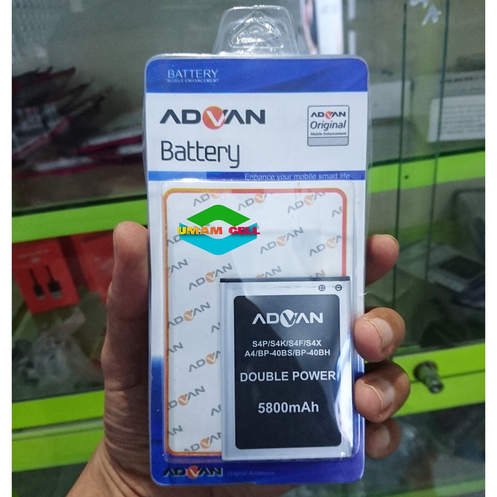 BATERAI ADVAN BATTERAY BATRE ADVAN S4P S4F S4X A4