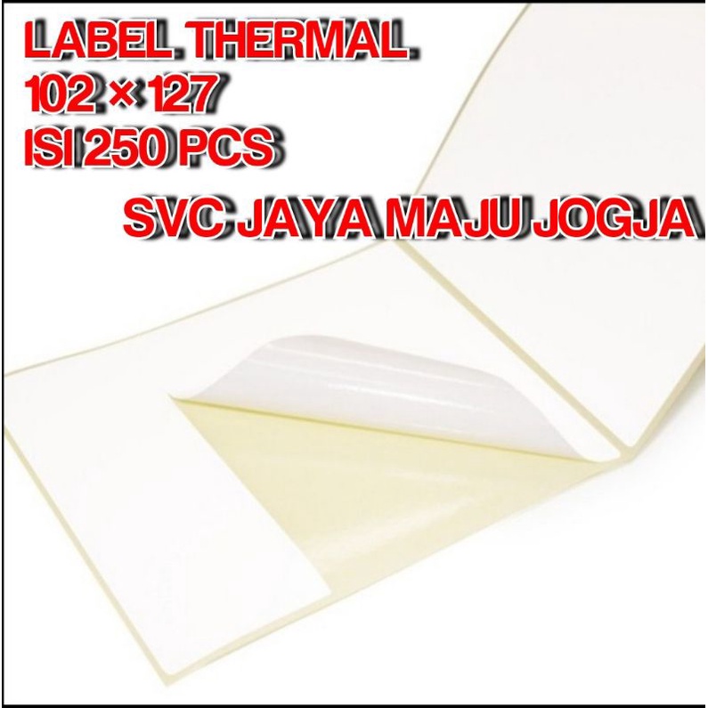 

102 X 127 - 1 LINE THERMAL - FACE OUT - ISI 250 PCS || CORE 1" || LABEL BARCODE - PORPORASI - DIRECT THERMAL || ARGOX - CITIZEN - GODEX - HONEYWELL - HPRT - IWARE - POSTEK - SATO - TOSHIBA - TSC - WINCODE - XPRINTER - ZEBRA - LABEL JNE POS