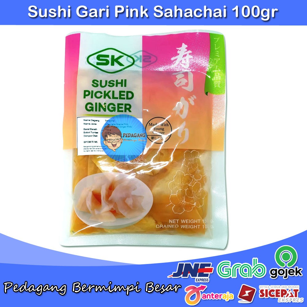 

Sushi Gari Pink Sahachai Sachet 150gr | Acar Jahe | Gari