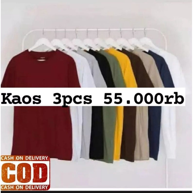 KAOS POLOS | GROSIR KAOS POLOS | KAOS POLOS MURAH