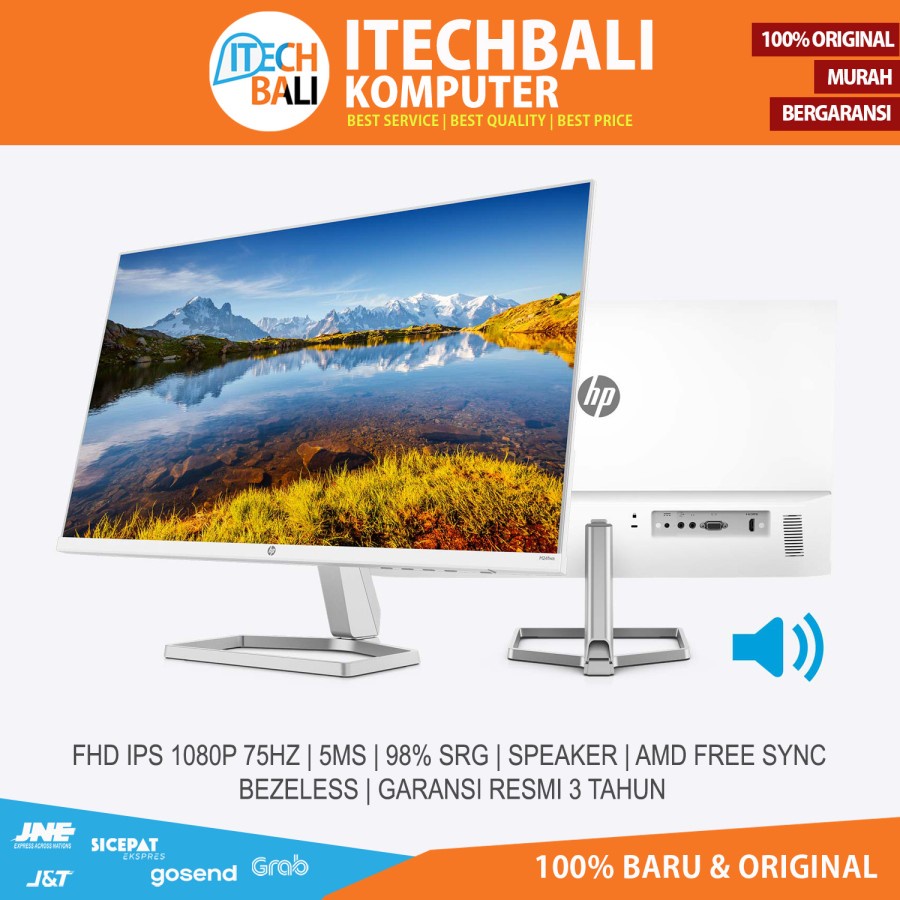 MONITOR HP M24Fwa IPS Full Hd 75Hz 24&quot; Garansi Resmi | ITECHBALI